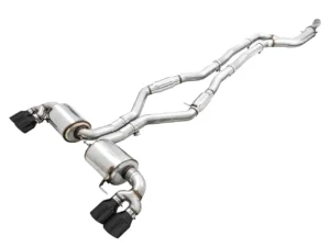 AWE Resonated Touring Edition Exhaust Diamond Black Tips BMW M340i|M340i xDrive|M440i xDrive|M440i 2020-2024