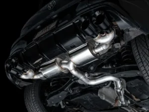 AWE Touring Edition Exhaust Diamond Black Tips Volkswagen MK8 Golf R 2022-2024