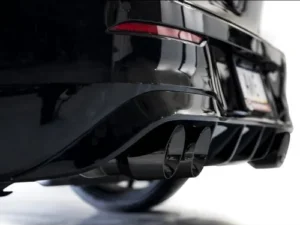 AWE Touring Edition Exhaust Diamond Black Tips Volkswagen MK8 Golf R 2022-2024