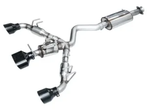AWE Touring Edition Exhaust Diamond Black Tips Toyota Corolla GR 2023-2024