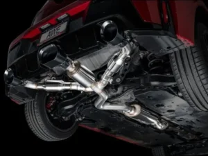 AWE Touring Edition Exhaust Diamond Black Tips Toyota Corolla GR 2023-2024