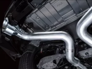 AWE Track Edition Exhaust for Nissan Z - Chrome Silver Tips Nissan Z 2023-2024