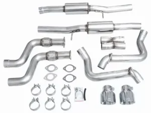 AWE Track Edition Exhaust for Nissan Z - Chrome Silver Tips Nissan Z 2023-2024