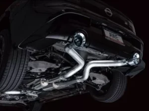 AWE Track Edition Exhaust for Nissan Z - Chrome Silver Tips Nissan Z 2023-2024