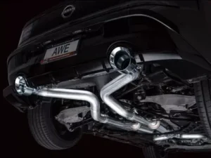 AWE Track Edition Exhaust for Nissan Z - Chrome Silver Tips Nissan Z 2023-2024