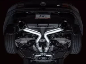 AWE Track Edition Exhaust for Nissan Z - Diamond Black Tips Nissan Z 2023-2024