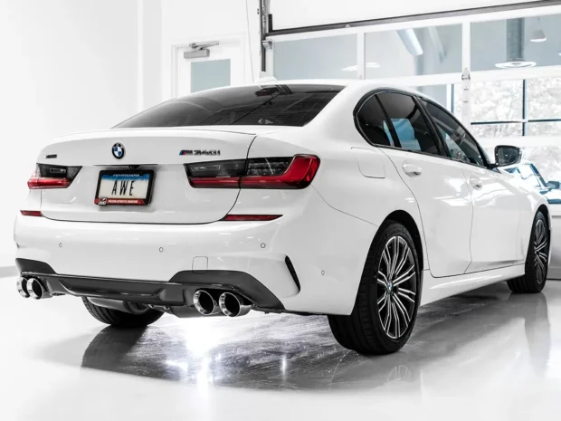 AWE Track Edition Exhaust Chrome Silver Tips BMW M340i|M340i xDrive|M440i xDrive|M440i 2020-2025