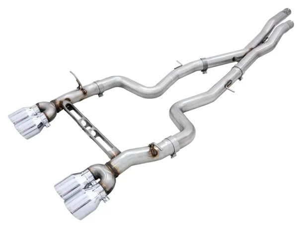 AWE Track Edition Catback Exhaust for BMW F8X M3/M4 - Chrome Silver BMW M3 | M4 2015-2020