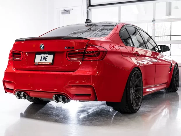 AWE Track Edition Catback Exhaust for BMW F8X M3/M4 - Chrome Silver BMW M3 | M4 2015-2020