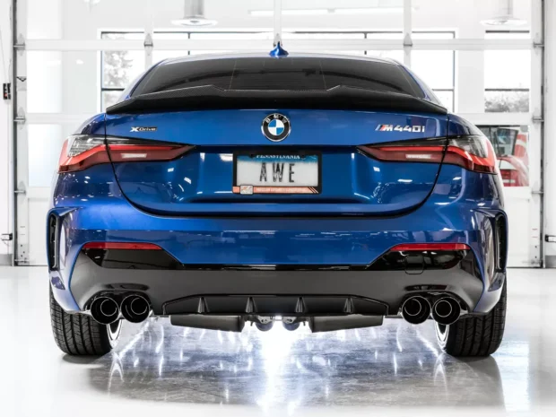 AWE Track Edition Exhaust Diamond Black Tips BMW M340i|M340i xDrive|M440i xDrive|M440i 2020-2025