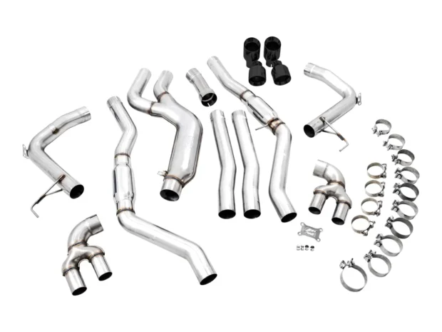 AWE Track Edition Exhaust Diamond Black Tips BMW M340i|M340i xDrive|M440i xDrive|M440i 2020-2025