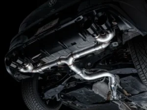 AWE Track Edition Exhaust Diamond Black Tips Volkswagen MK8 Golf R 2022-2024