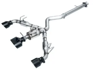 AWE Track Edition Exhaust Diamond Black Tips Toyota Corolla GR 2023-2024