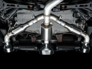 AWE Track Edition Exhaust Diamond Black Tips Toyota Corolla GR 2023-2024