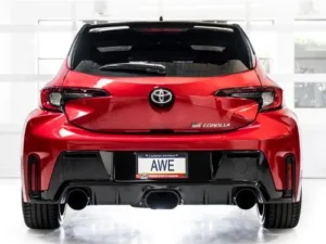 AWE Track Edition Exhaust Diamond Black Tips Toyota Corolla GR 2023-2024