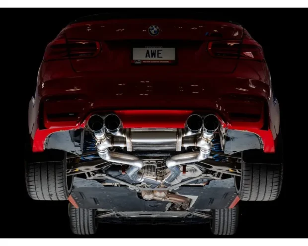 AWE SwitchPath Catback Exhaust for BMW F8X M3/M4 - Chrome Silver BMW M3 | M4 2015-2020
