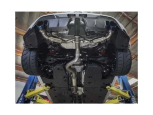 AFE Gemini XV Stainless Steel Catback Exhaust System w/Cut-Out Carbon Fiber Toyota GR Corolla 23-24 L3-1.6L (t)