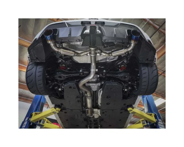 AFE Gemini XV Stainless Steel Catback Exhaust System w/Cut-Out Carbon Fiber Toyota GR Corolla 23-24 L3-1.6L (t)