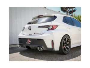 AFE Gemini XV Stainless Steel Catback Exhaust System w/Cut-Out Polished Toyota GR Corolla 23-24 L3-1.6L (t)