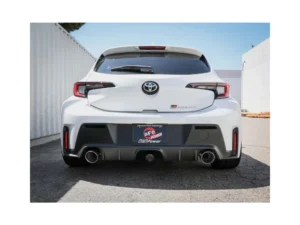 AFE Gemini XV Stainless Steel Catback Exhaust System w/Cut-Out Polished Toyota GR Corolla 23-24 L3-1.6L (t)