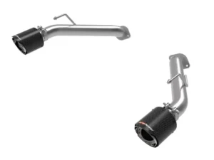 Takeda 2-1/2" 304 Stainless Steel Axleback Exhaust System with Carbon Tips Nissan Z Gas V6-3.0L tt 2023-2024