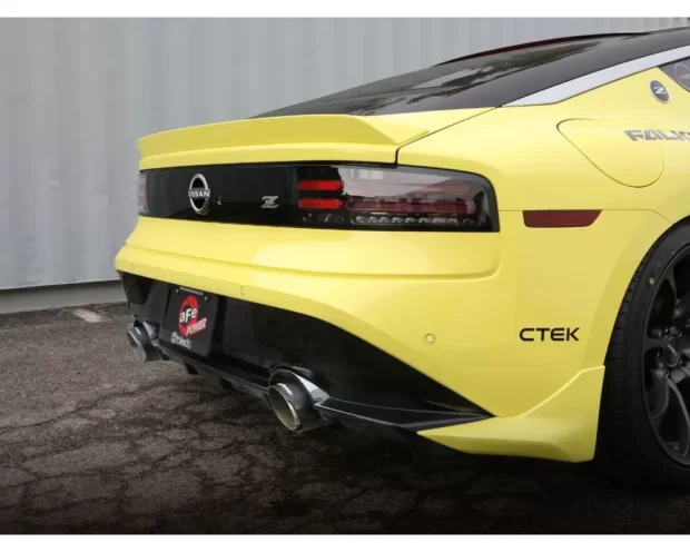 Takeda 2-1/2" 304 Stainless Steel Catback Exhaust System with Carbon Tips Nissan Z Gas V6-3.0L tt 2023-2024