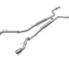 Takeda 2-1/2" 304 Stainless Steel Catback Exhaust System with Polished Tips Nissan Z Gas V6-3.0L tt 2023-2024