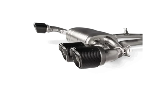 Akrapovic Titanium Slip-On Exhaust System with O Tips BMW X3 M Competition F97 2020-2024