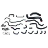 HPS Black Reinforced Silicone Radiator + Heater Hose Kit for Subaru 2015-2021 WRX STI 2.5L Turbo