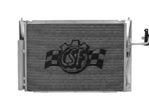 CSF Cooling - Racing & High Performance Division 09-20 Nissan 370Z / 08-13 Infiniti G37 (MT) Triple-Pass Radiator + AC Condenser Center