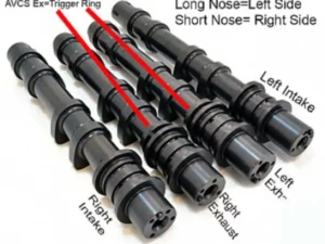 GSC P-D Left 272/272 Billet S2 Camshafts Exhaust Subaru STI 2008-2022