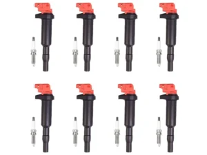 Aceon Set of 8 Red Aceon Sport Ignition Coil with Spark Plug BMW | Mini | Peugeot | Rolls-Royce 2001-2019