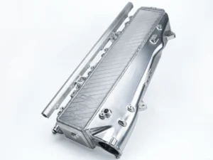 CSF Cooling - Racing & High Performance Division A90 Supra / BMW B58 Charge-Air Cooler Manifold - Raw Billet Center