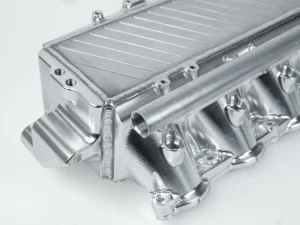 CSF Cooling - Racing & High Performance Division A90 Supra / BMW B58 Charge-Air Cooler Manifold - Raw Billet Center