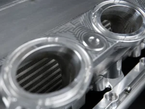 CSF Cooling - Racing & High Performance Division A90 Supra / BMW B58 Charge-Air Cooler Manifold - Raw Billet Center