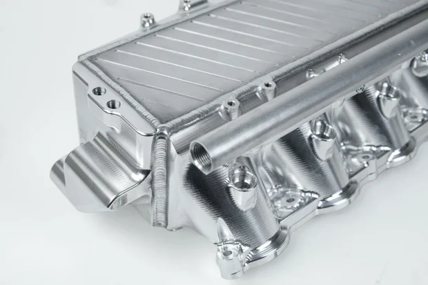 CSF Cooling - Racing & High Performance Division A90 Supra / BMW B58 Charge-Air Cooler Manifold - Custom Finish Center
