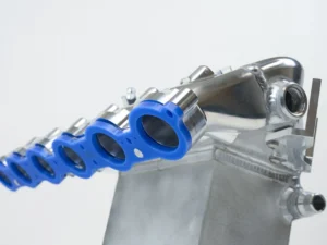 CSF Cooling - Racing & High Performance Division BMW S58 "Level-Up" Charge Air Cooler Manifold - Raw Billet Center