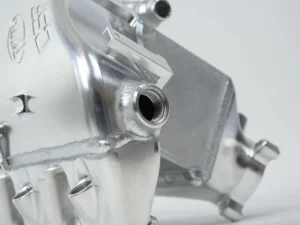 CSF Cooling - Racing & High Performance Division BMW S58 "Level-Up" Charge Air Cooler Manifold - Thermal Dispersion Black Center
