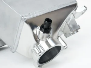 CSF Cooling - Racing & High Performance Division BMW S58 "Level-Up" Charge Air Cooler Manifold - Thermal Dispersion Black Center