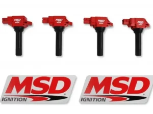MSD Ignition Coil - Blaster Series - Red - 4-Pack