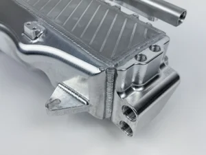 CSF Cooling - Racing & High Performance Division BMW Gen 1 B58 Charge Air Cooler Manifold - Raw Billet Center