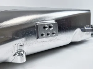 CSF Cooling - Racing & High Performance Division BMW Gen 2 B58 Race X Charge Air Cooler Manifold - Raw Billet Center
