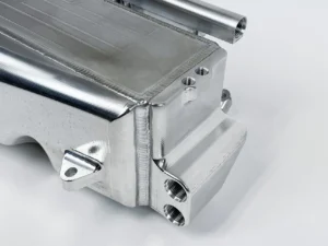 CSF Cooling - Racing & High Performance Division BMW Gen 2 B58 Race X Charge Air Cooler Manifold - Raw Billet Center