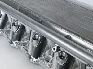 CSF Cooling - Racing & High Performance Division BMW Gen 2 B58 Race X Charge Air Cooler Manifold - Raw Billet Center
