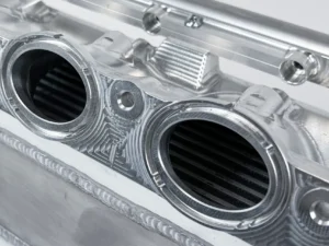 CSF Cooling - Racing & High Performance Division BMW Gen 2 B58 Race X Charge Air Cooler Manifold - Raw Billet Center