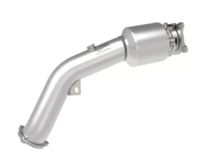 aFe Power Twisted Steel 3" Stainless Downpipe w/ Cat Audi A4 | A5 | Q5 2009-2016