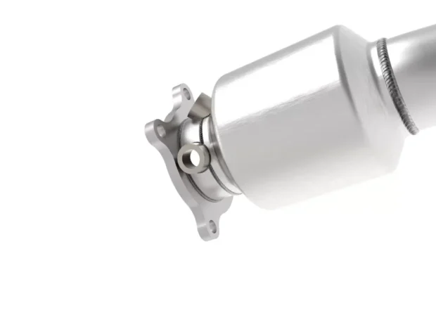 aFe Power Twisted Steel 3" Stainless Downpipe w/ Cat Audi A4 | A5 | Q5 2009-2016