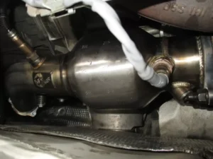 aFe Power Twisted Steel 3" Stainless Downpipe w/ Cat Audi A4 | A5 | Q5 2009-2016