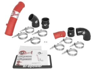 aFe Power Bladerunner Aluminum Hot and Cold Charge Pipe Kit (Red) Honda Civic Type-R L4 2.0L 2017-2021