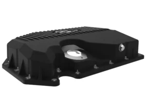 aFe Power Pro Series Black Engine Oil Pan w/ Machined Fins (w/ Oil Level Sensor) Audi | Volkswagen 2005-2021